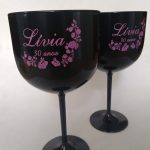 Taça acrílico personalizada GIN - 50 unidades