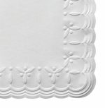 Guardanapo de papel Trevo - Personalizado - renda e perolas - 25 unidades - Imagem 2