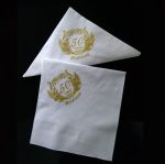 Guardanapo de papel folha dupla tradicional personalizado