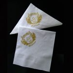 Guardanapo de papel folha dupla tradicional personalizado